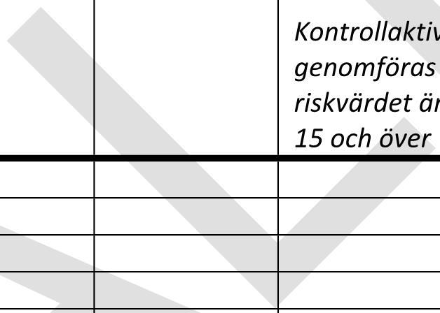 Avgränsad aktivitet för att göra kontroll.