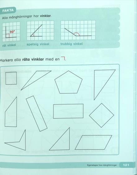 6.2 Variation i dimensioner För att besvara på vilka sätt triangel, rektangel och kvadrat varieras i läroböcker, har den här studien använt sig utav variationsteorins tre olika sätt att variera ett