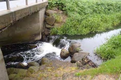 Örupsån Eklövs Fiske och Fiskevård Bilaga 3 Vandringshinder 3 Örupsån, landsvägsbron Läge vandringshinder X-koordinat: 6156662 Y-koordinat: 1383583 Sträcka: 24 Data Typ: dämme Användning: bevattning