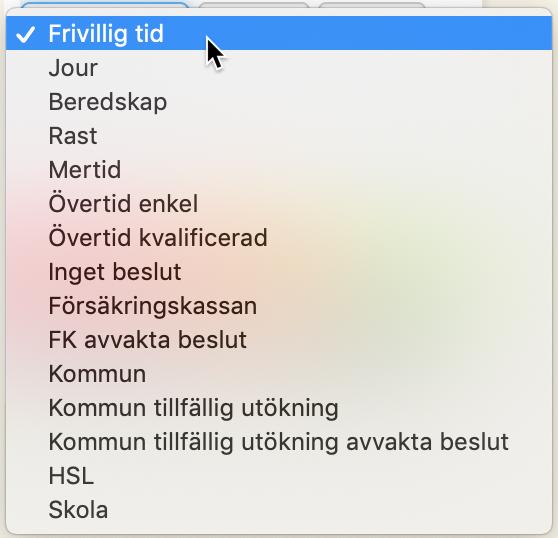 beslut, HSL och Skola. Klicka på Spara för att skapa passet.