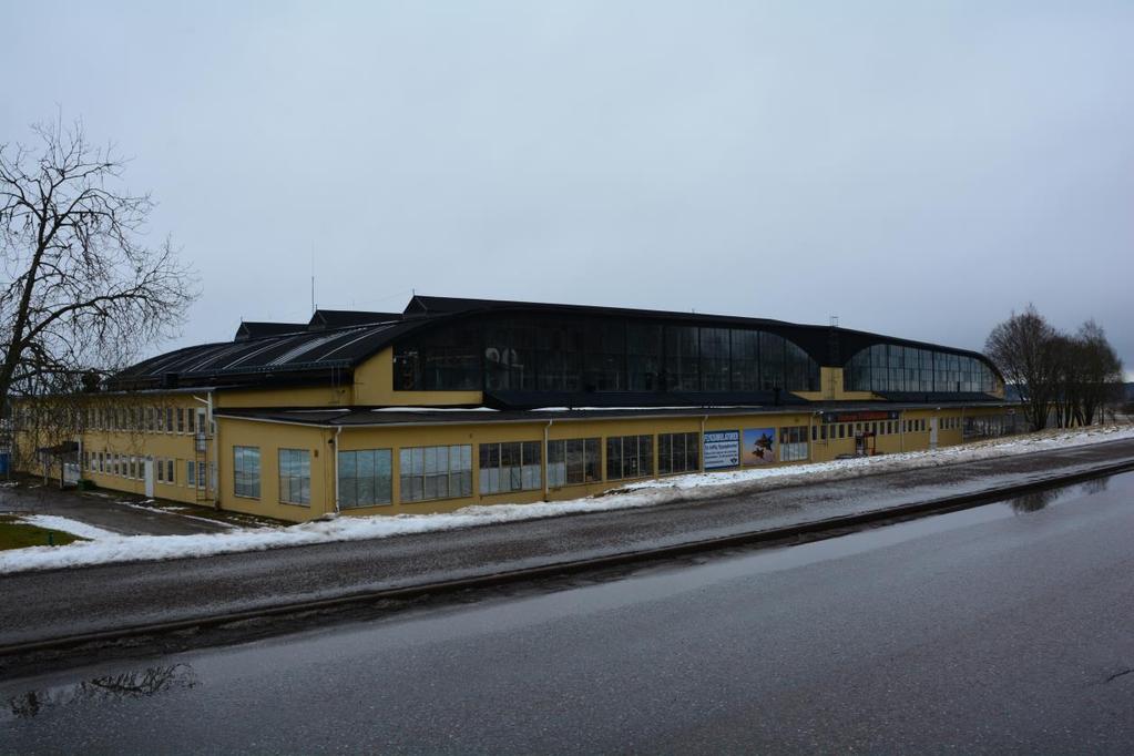 Bild 8. Hangarbyggnaden sedd från nordväst.