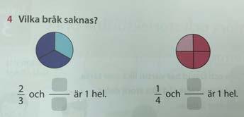 under del av en