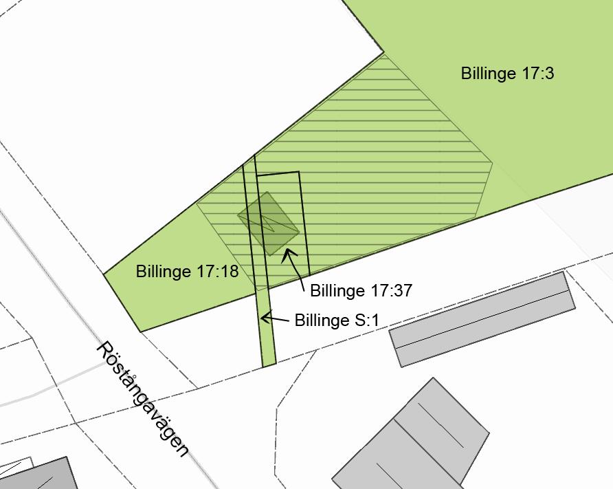 17:3 ägs båda av Eslövs kommun. Plansituation För planområdet gäller detaljplan B1 Förslag till byggnadsplan för Billinge stationssamhälle som antogs 1956.