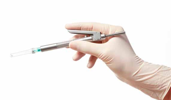 DANSK KVALITET FRÅN RØNVIG - SPA 10% Rønvig Aspiject Dubbelaspirerande cylinderampullspruta, 1,8 ml med mm-gängad ansats. Ergonomisk design för optimal kontroll.
