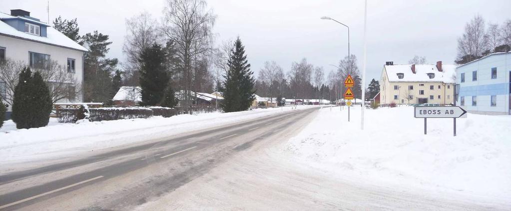 6(7) Södra Bruksgatan (Lv 610) sedd från öster Markägarförhållanden Huvuddelen av marken inom planområdet ägs av Eboss Fastighets AB.