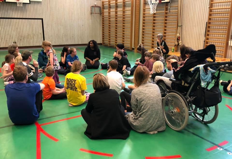 Sedan slutet av 2018 har ett antal prova-på -tillfällen med Alla kan gympa anordnats i Umeå i samarbete med Parasport Västerbotten och Umeå GF.