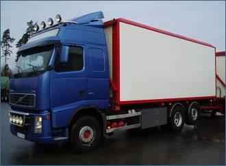 3.2 Heat leakage of the Truck Cab, Experiment 2 The U-value of the cab is obtained by heating the cab until thermal equilibrium is reached, i.e. when the temperature inside the cab reaches maximum compared to the temperature outside the cab.