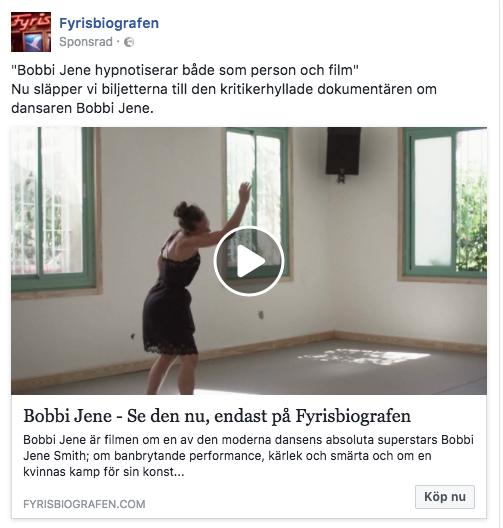 När biljetterna släpps annonseras filmen för
