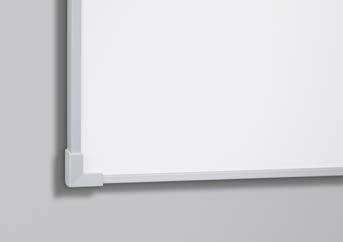 Skrivtavlor - Whiteboard Boarder whiteboard Klassisk skrivtavla med emaljerad magnetbärande yta. Boarder finns med vit- eller naturanodiserad aluminiumram tillsammans med grå eller vita plasthörn.