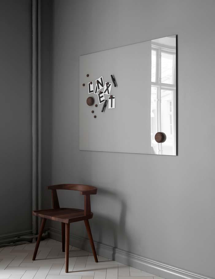Skrivtavlor - Glas Mood Wall glastavla Magnetbärande glastavla som finns i 24 utvalda färger.