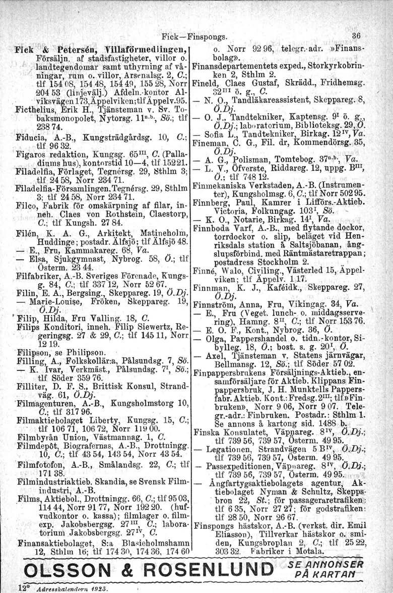 12* Aaresskalendcrn 1923.