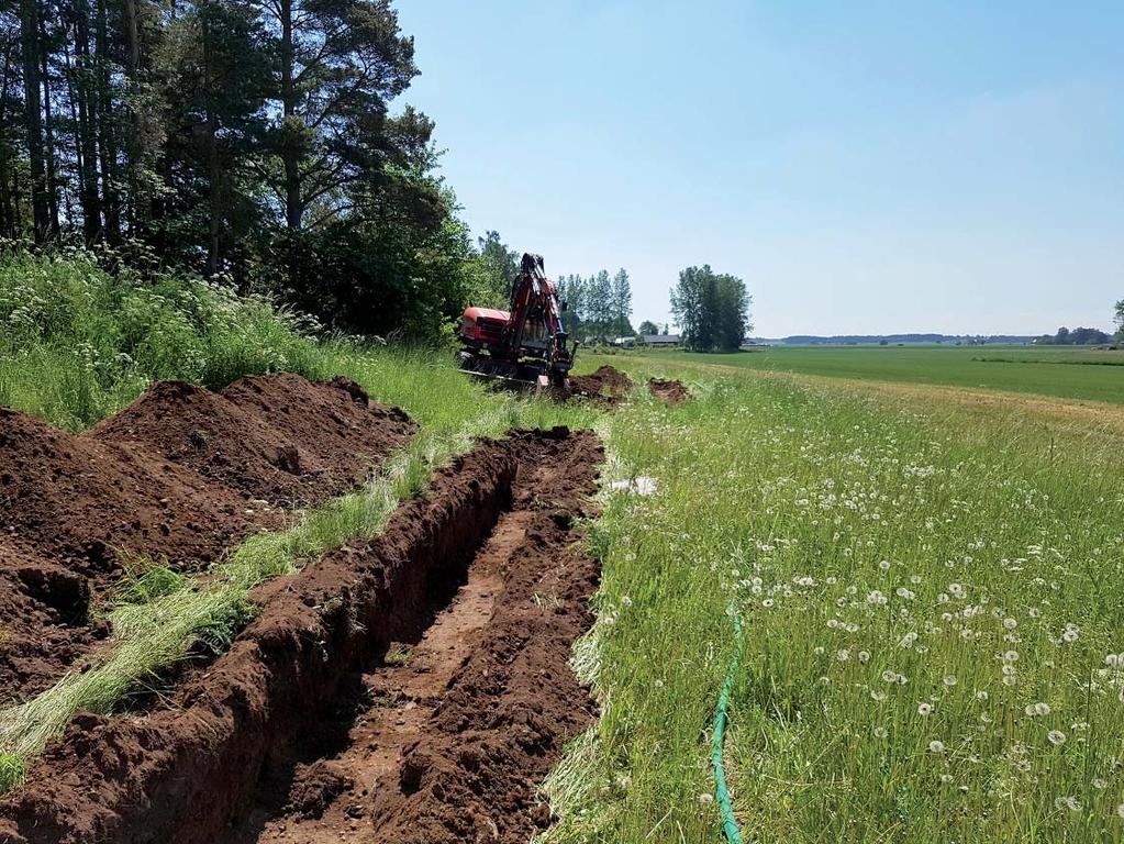 Rapport 2019:13 Arkeologisk undersökning i form av schaktningsövervakning Fiberdragning i Viby och Veta RAÄ-nr