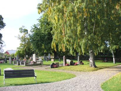 Övrigt En åttkantig brunn av kalksten med vaser och soptunnor finns i öster. Kulturhistorisk bedömning Vissa strukturer på kyrkogårdens norra del har ett högt eller mycket högt kulturhistoriskt värde.
