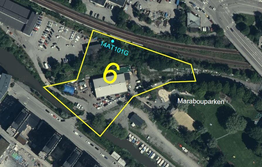3.6 Delområde 6 Delområde 6 ligger söder om järnvägen, norr om Bällstaviken och väster om Marabouparken, se Figur 7.