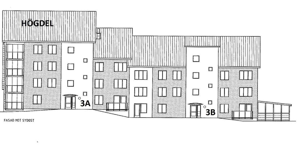 1.4. Beskrivning av byggnaden Byggnaden är ett fristående flerbostadshus med 18 lägenheter och två trapphus samt en förrådsvind.