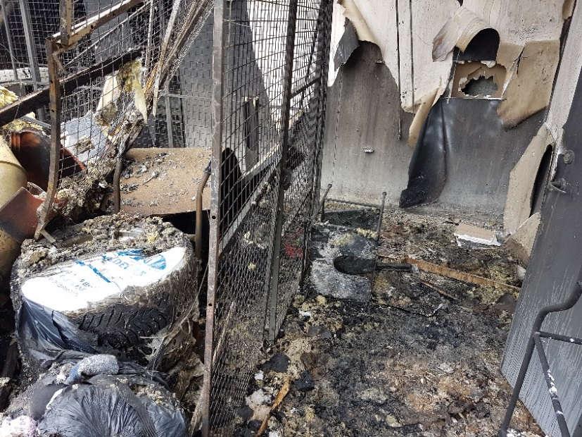 3. Brandplatsundersökning Undersökning av olycksplatsen genomfördes 2018-06-11 i samverkan med Polisens tekniker.
