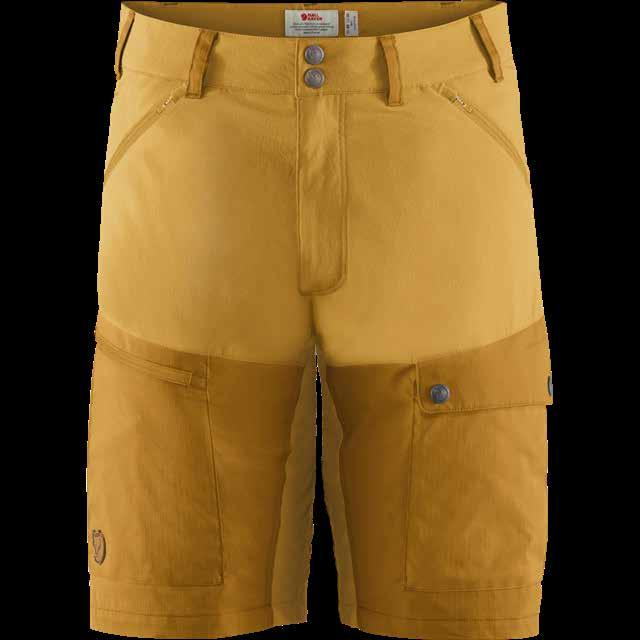..190 g / 200 g Clay Blue/Mineral Blue 563-562 Lätta, svala och enkla att packa ner Abisko Midsummer Shorts är utformade för dagsturer och längre vandringar och passar lika bra i regnskog som på