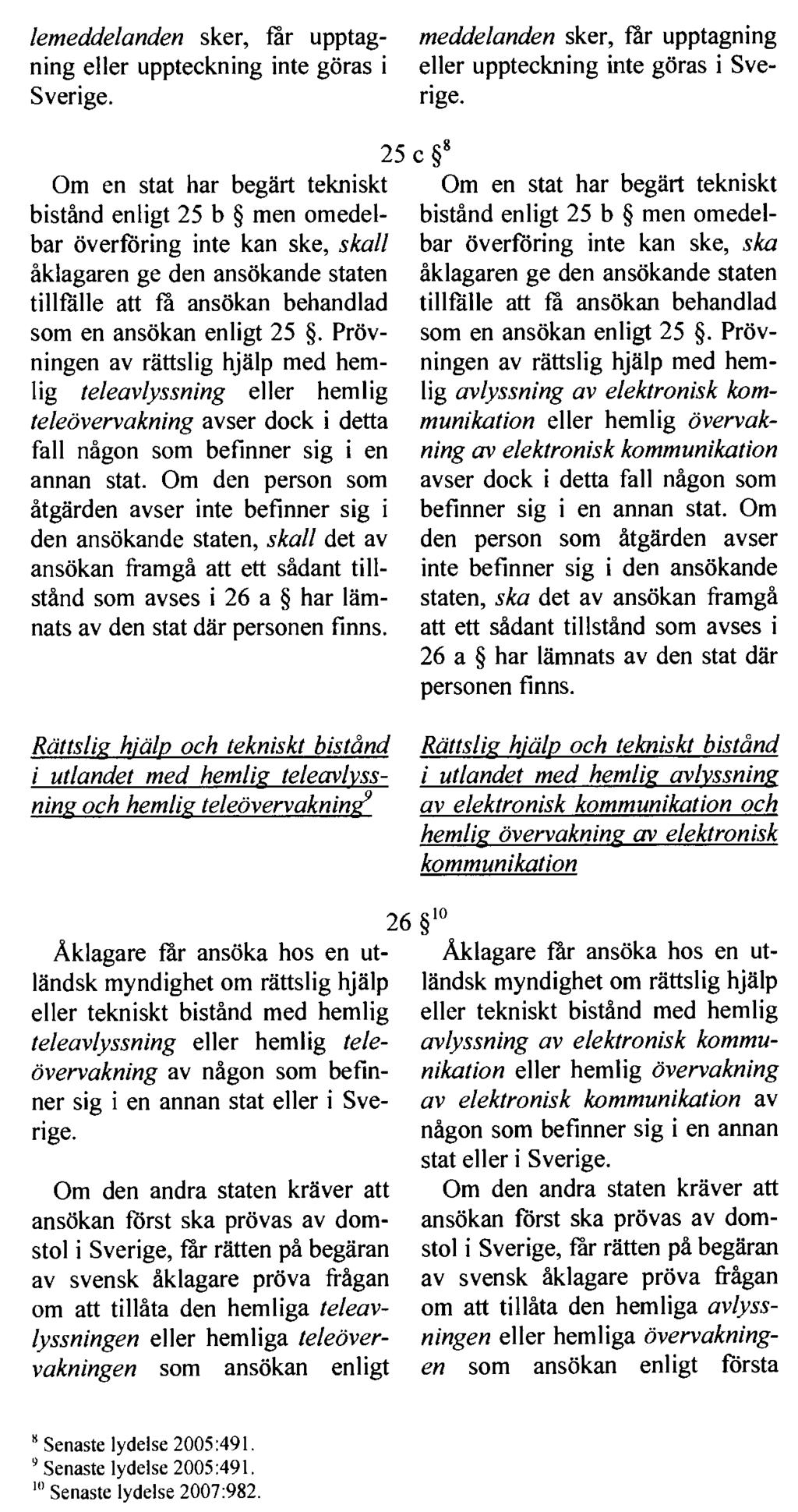 REGERINGENS LAGFÖRSLAG