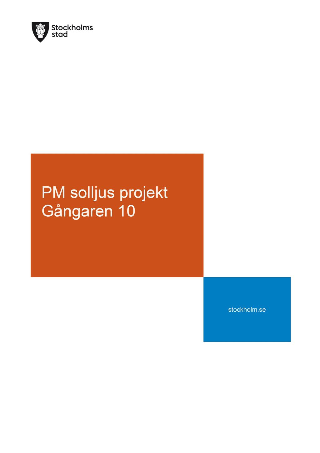 PM solljus projekt