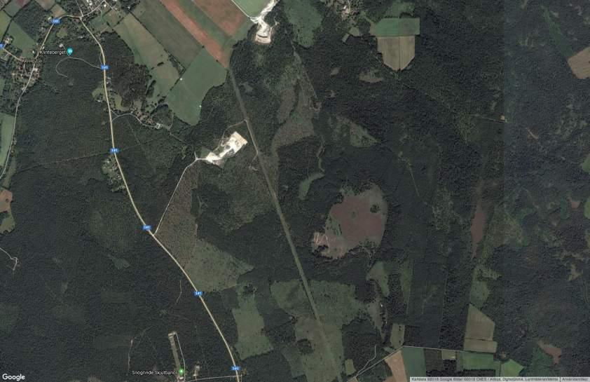 Tidigare fynd Från fastigheten Klinte Klintebys 1:4 finns ett tidigare fynd vardera av svartpälsbi (Segerlind 2016) och sammetsbockrot (Fröberg 2013). Svartpälsbi observerades 2008 i den norra täkten.