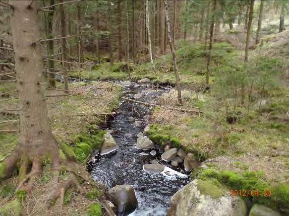 Lokalnamn: Biflöde 26, Mossjöbäcken. Naturvärdesbedömning: 2, Mycket höga värden, regionalt värdefull miljö. Musselarter: Inga musslor hittades Åtgärdsförslag: Elfiske bör göras.