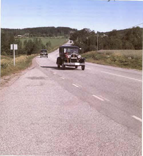 Landskapet upplevs från vägen! De flesta landskapsupplevelser sker idag via bilfönstret.
