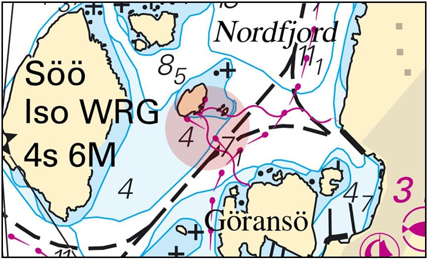 2019-08-08 9 Nr 767 Rörledning Sjöfartsverket. Publ. 8 augusti 2019 * 14206 Sjökort: 932 Sverige. Skagerrak. Marstrand. Pater Noster Anchorage. Ankare bärgat.