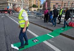 Se typlösning för gång- och cykelöverfart i cirkulation. Uppskattad kostnad: 250 000 kr Exempel på upphöjd och markerad cykelöverfart. 6.