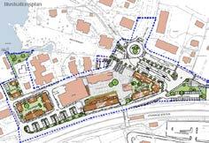 Där GC-banan korsar Dånviksvägen saknas en hastighetssäkrad överfart. Gång- och cykelpassage vid Rönninge torg. 28.