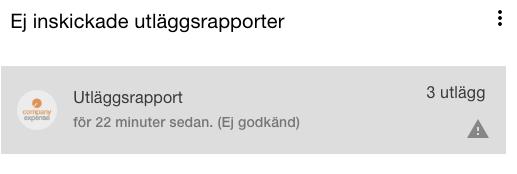 När rapporten har godkänts så skickas ett mail till dig med information att rapporten har blivit godkänd. Skulle attestanten neka ett utlägg kommer det skickas ett mail med information till dig.