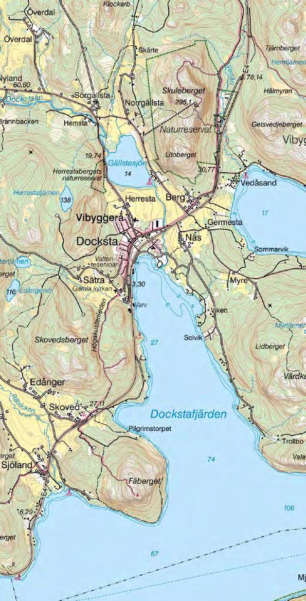 FriluftsByn Skuleberget Havscamping 0 1 2 3 4 km STARTPOSITION 63.029217, 18.