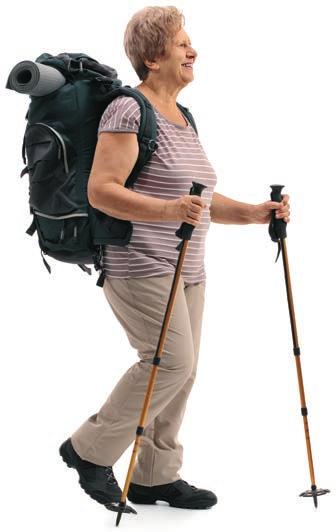 MOTION Jag stavgår två gånger i veckan. Hemarbete och att umgås med barnbarnen är bra motion för mig. Jag har även seniordans och en ledd gymgrupp 1 gång i veckan.