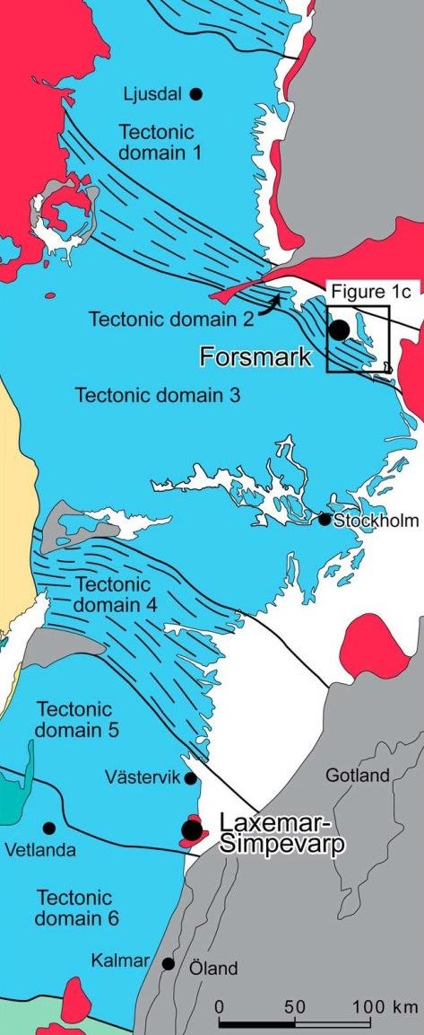Finland. En av de mest intressanta förkastningstyperna är de så kallade postglaciala förkastningarna.