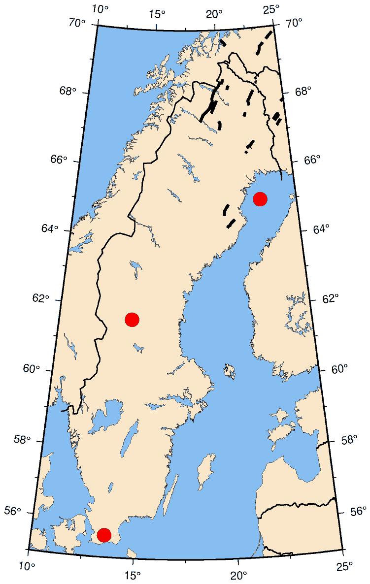 Henkel, Presentation Mål 7062-14 Henkel, 25 September 2019 Den ständigt pågående seismiciteten leder till ackumulerad deformation av berggrunden utmed zonen H.