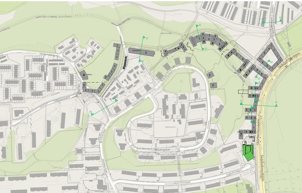 4 Utformning Den enskilt största förändringen med avseende på utformning är att körbanan smalnas av till förmån för gångoch cykelbanor längs gatan.