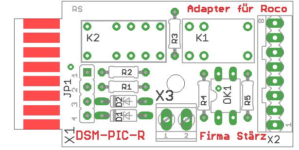 Technische Daten Kompatibilität Der ROCO-Adapter DSM-PIC-R ist ein reiner Zubehörartikel und kann nur in Verbindung mit dem Drehscheibenmodul DSM-PIC verwendet werden.