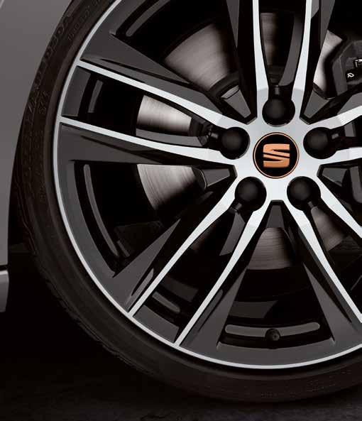 19" CUPRA- LÄTTMETALLFÄLGAR.