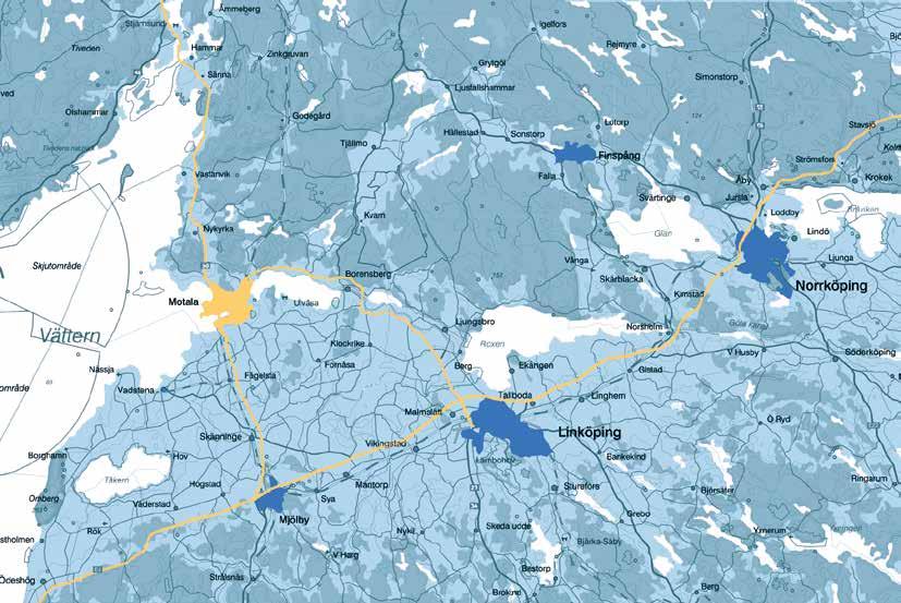 PENDLING Utpendling: Motala har en utpendling på drygt 6000 personer. De flesta pendlar till Linköping (3000), därefter Mjölby (1300).
