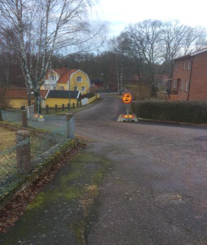 Sandkullabacken i korsningen Vasagatan/Sandkullagatan och upp mot Smedjegatan har sedan ett flertal år tillbaka ansetts vara en trafikfara och har därför stängts av för genomfartstrafik med två