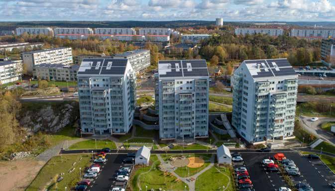 Några exempel: Samhällsservicen har stärkts med en vårdcentral och BVC. Bolaget har samlat hälsorelaterade aktiviteter i Hälsostugan, som drivs i samarbete med Angereds Närsjukhus och Göteborgsvarvet.