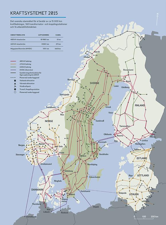 20 Figur 5.1. De nordisk-baltiska stamnäten.