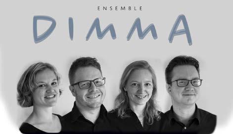 18 juli Ensemble Dimma är en sång- och instrumentalkvartett från Skåne, med en bred repertoar som sträcker sig från folkvisor till jazz.