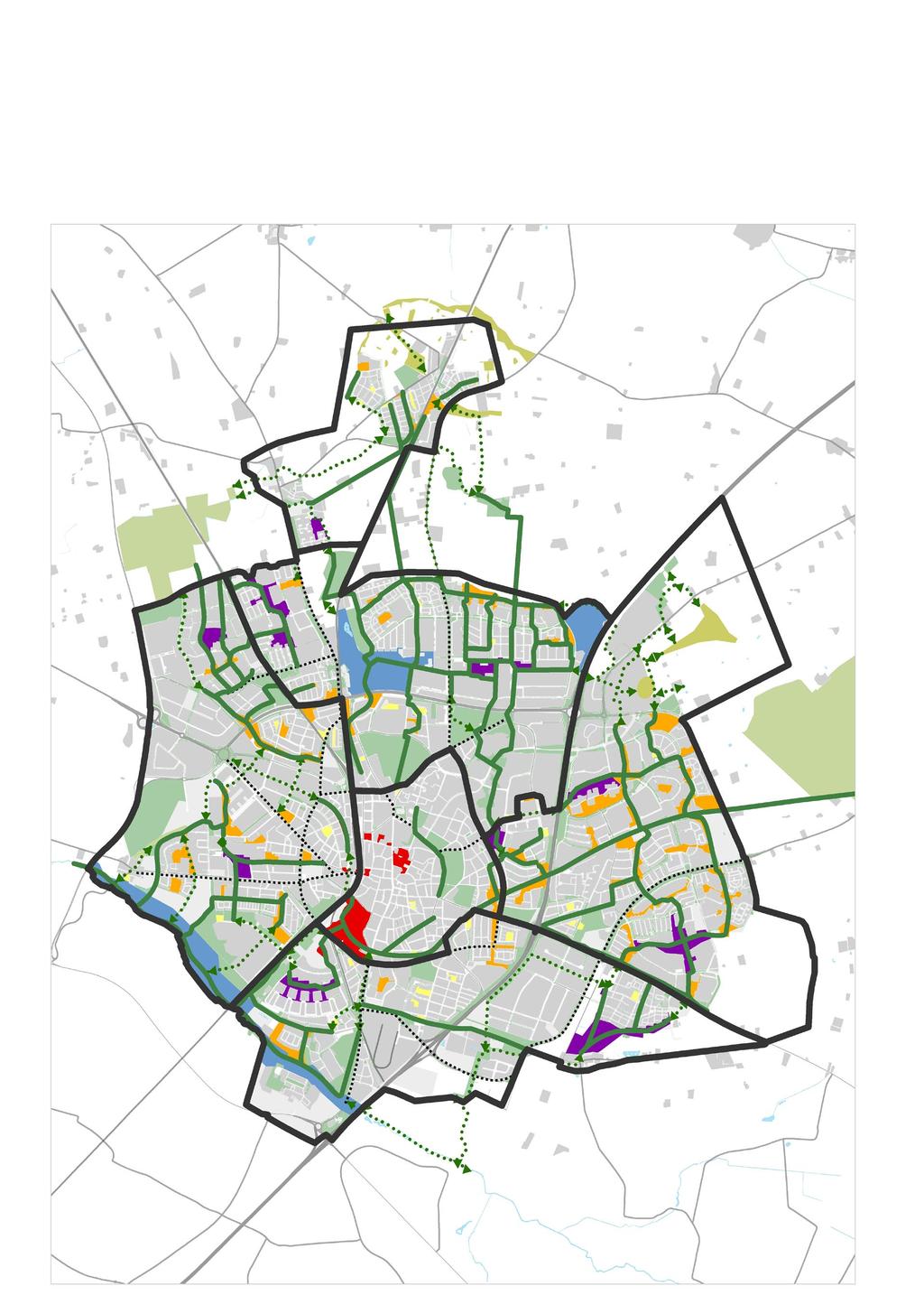 5 1. Stångby och Vallkärra 3. Norr 2. Väster 6. Öster 4. Centrum 5.
