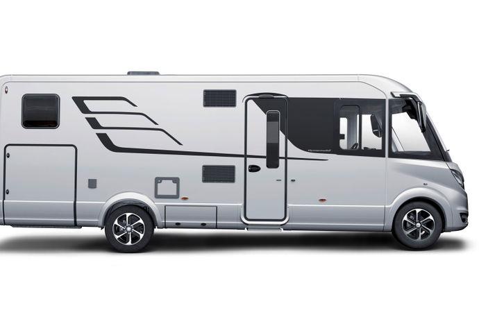 Den unika Multilayer-tekniken hos HYMER består av en aluminium/pual-sandwichkonstruktion, och taket är som standard försett med beläggning av