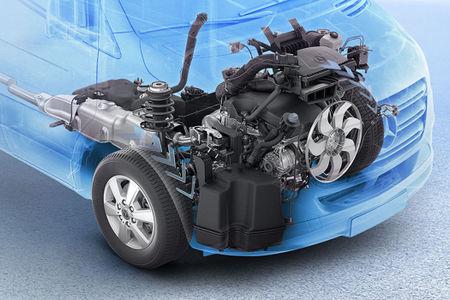 Garagebotten av glasfiberarmerad plast och garage åtkomligt från båda sidor Den självbärande garagebottnen av