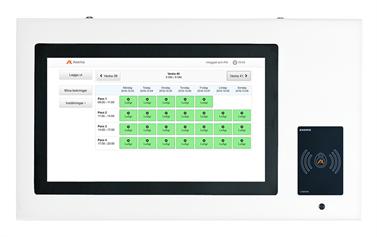 Manual Uppdaterad 2019-08-20 Info- och bokningsskärm Axema Access Control