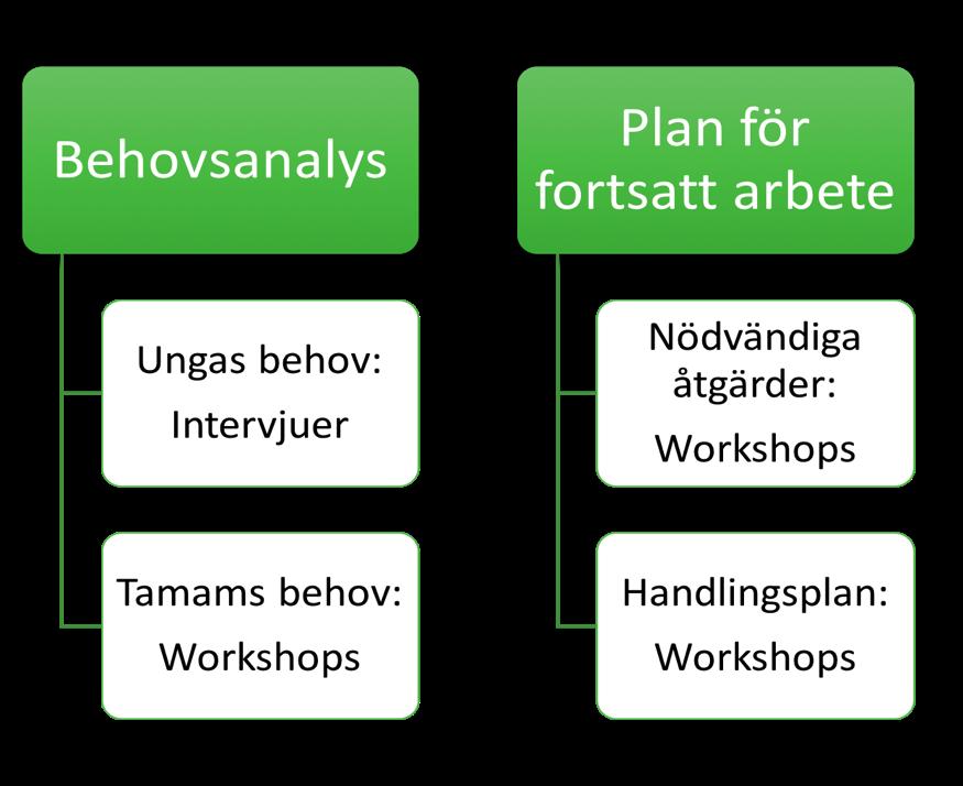 Varje del av projektet återges i varsin rapport.