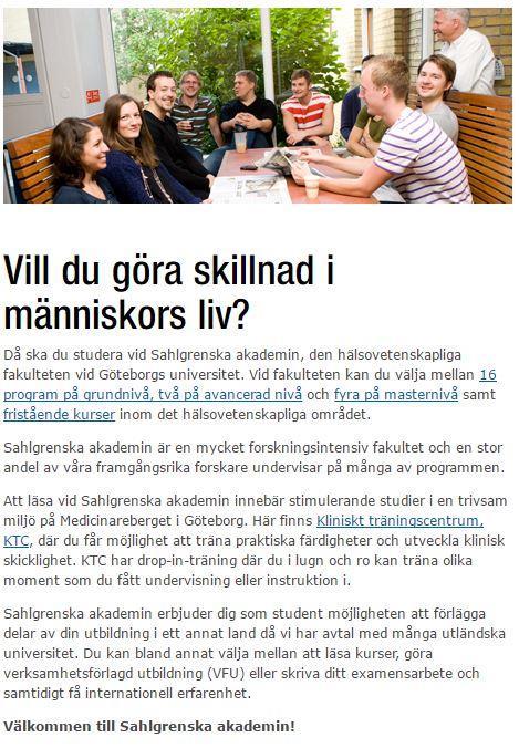 Vem, varför, var, vad, när, hur? Vem: Du! Varför: Göra skillnad i människors liv.