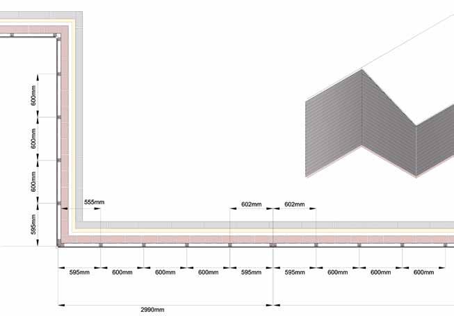 Kom ihåg att inkludera beräkning för planklängder, utrymme för expandering och ventilation, korrekta