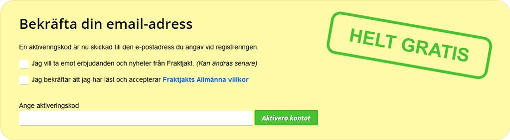 ditt användarkonto.